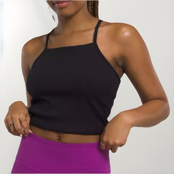 The North Face Black Fitted Crop Tank Top - Picture 2 of 6